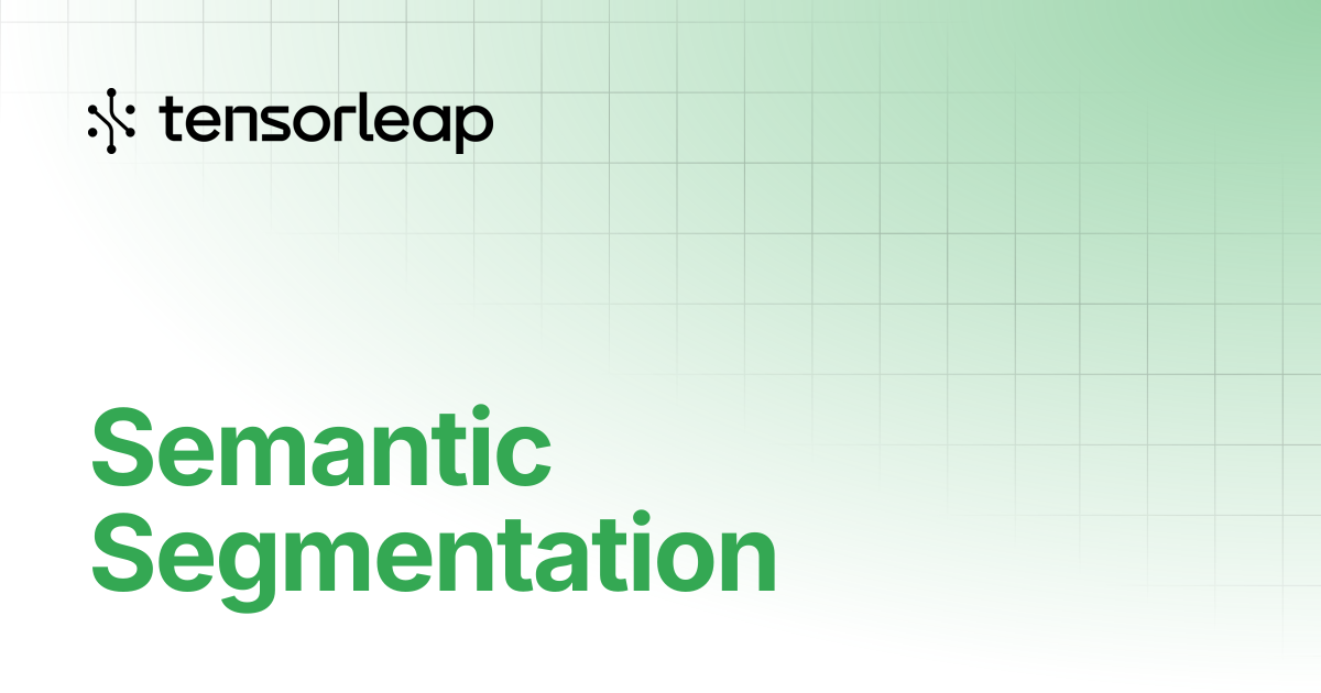 Semantic Segmentation | Tensorleap Docs